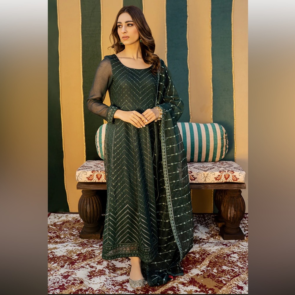 Pakistani Crosstitch Formal Dress 2Pc